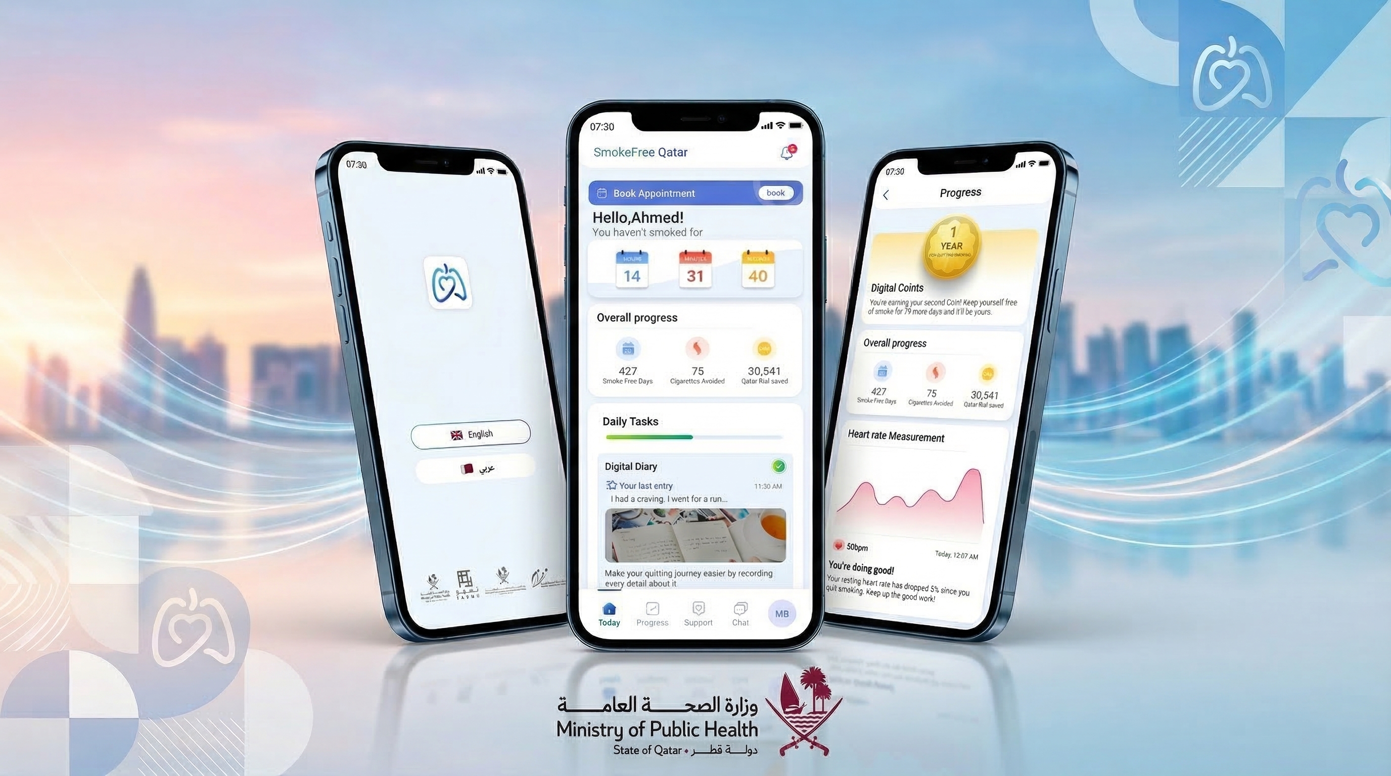 Smoking Cessation App project banner